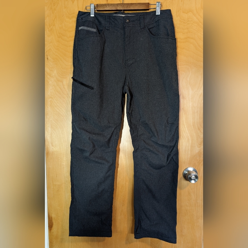 Royal Robbins Active Fit Mens Grey Alpine Pants (34x30)